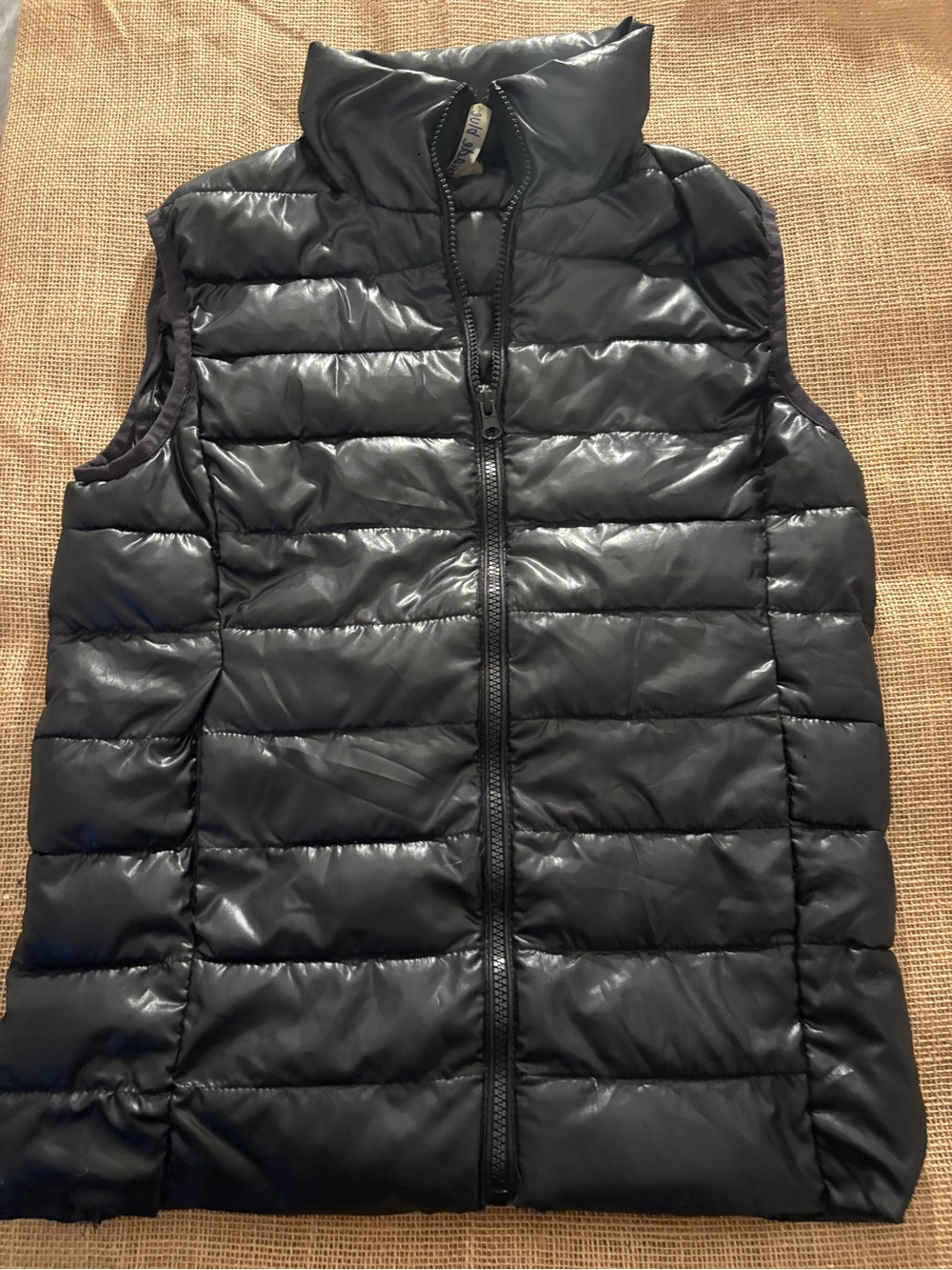 Women’s Quilted Puffer Vest - Black SIZE S